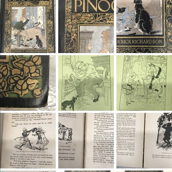 ADVENTURES OF PINOCCHIO (RARE HARD COVER) 1927 - Picture 15 of 16